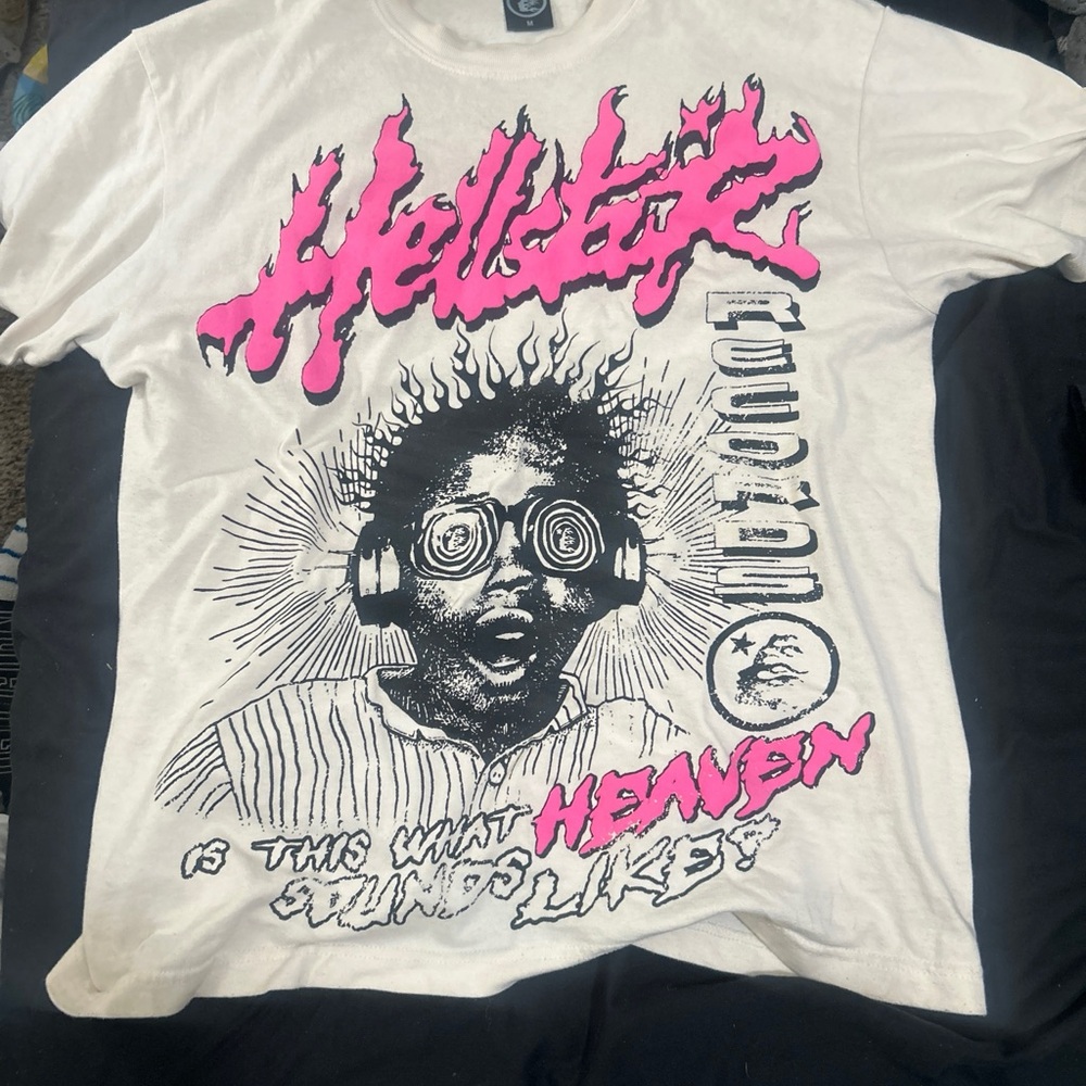 Hellstar Cream Graphic Tee